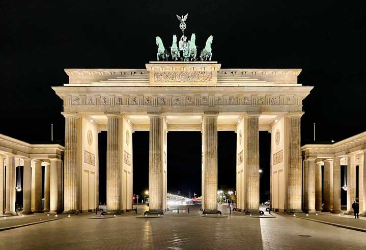 Brandenburger Tor im frühen Morgen