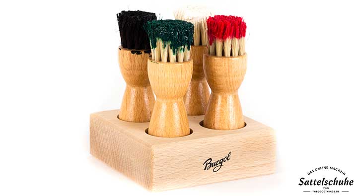 Burgol Bürstencaddy mit Tiegelbürsten