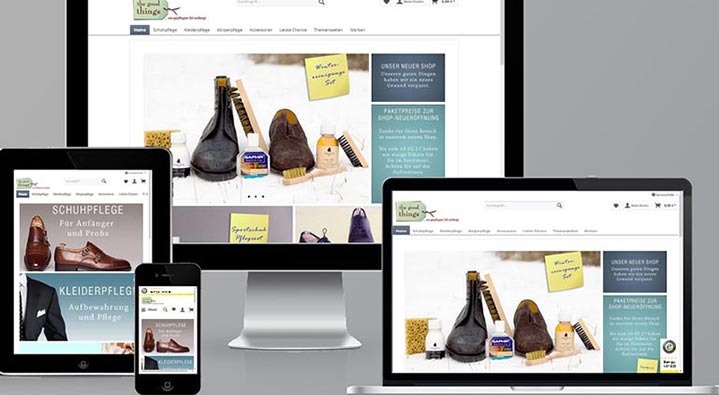 Unser neuer Shop
